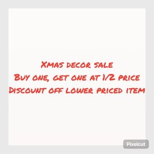 Xmas decor sale!
